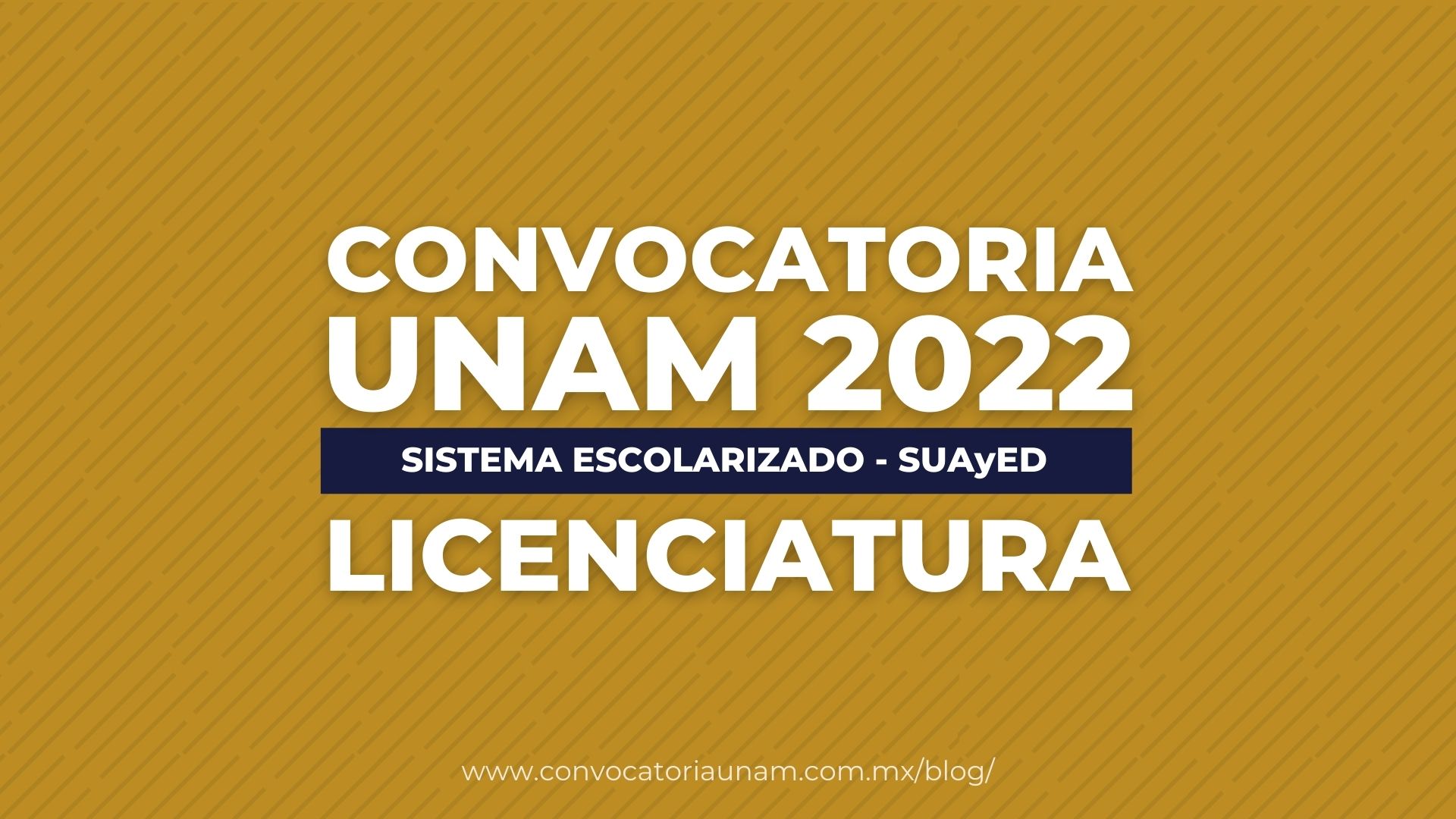 convocatoriaunam